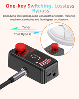 Pedale Effetto Accordatore per Chitarra in Offerta Speciale, True Bypass con Display LED, per Chitarra e Basso