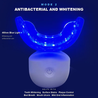 Appareil de soins bucco-dentaires à usage domestique 460nm bleu 660nm rouge 850nm NIR, 3 modes de thérapie par photobiomodulation pour le soin des gencives et le blanchiment des dents, OEM ODM