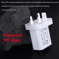 Chargeur mural USB 5V 1A 5W Shenzhen Lvxiangyuan, prise UK, certifié CE UKCA, chargeur de batterie au lithium pour écouteurs, appareil photo
