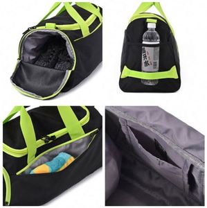 Fashion Women Travel Luggage Storage Bag <b>Waterproof</b> Sport Yoga Gym Duffel Bag with Shoe Compartment - Product Image 5