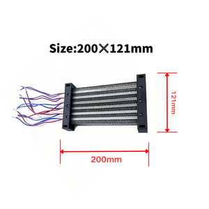 Élément de rideau d'air isolé en céramique PTC, chauffage électrique à température constante 230VAC <span class=keywords><strong>2000W</strong></span> - Product Image 4