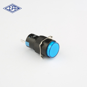 16mm 6V 12V 24V 110V 220V nhựa LED chỉ số ánh sáng đa màu tín hiệu thí điểm đèn vuông tròn Chỉ số đèn cho thiết bị - Product Image 2