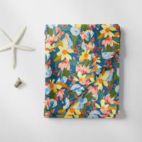 Kain Poplin Katun 100% Lembut untuk Gaun, Kepadatan Tinggi 80s, Cetak Digital Kustom, Bernapas, untuk Anak Laki-laki dan Perempuan