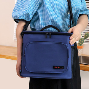 Bolsa <span class=keywords><strong>de</strong></span> Lona Aislante Portátil Hielera Térmica para Almuerzo Bolsa para Entrega <span class=keywords><strong>de</strong></span> <span class=keywords><strong>Comida</strong></span> para Picnic Playa Viajes Escuela <span class=keywords><strong>Trabajo</strong></span> - Product Image 2