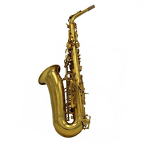 Eastern Music Brand Popular Grade High Quality Entry Level Gold Lacquer Brass Body Eb Alto Saxophone Student Model Easy Play