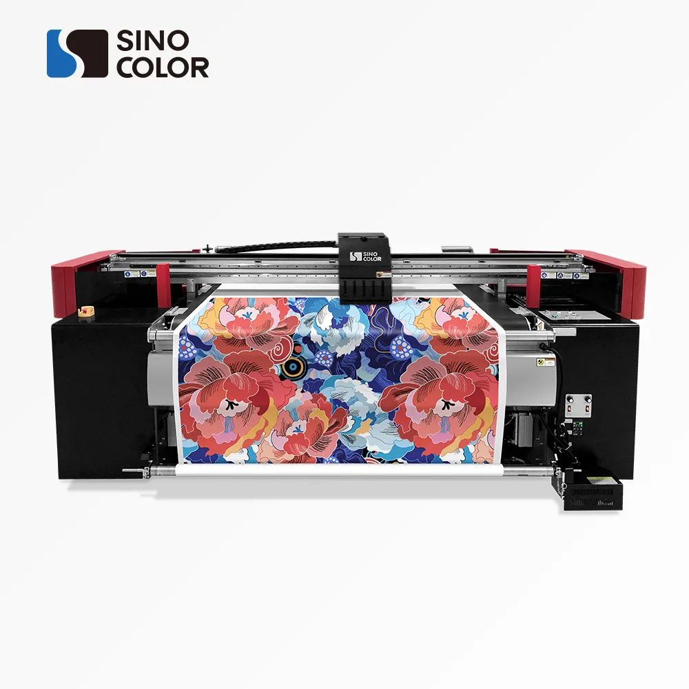 SinoColor New arrival 1.8m or 2.5m or 3.2m Belt Fabric Printer machine fabric Cotton Viscose Polyester Polyamide Silk BFP-740