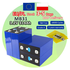 Cellules de batterie au lithium prismatiques LiFePO4 Grade A MB31 3.2V 314Ah testées QC, enlèvement local, droits de douane européens payés, pour batteries solaires photovoltaïques et stockage d'énergie (Stromspeicher) - Product Image 1