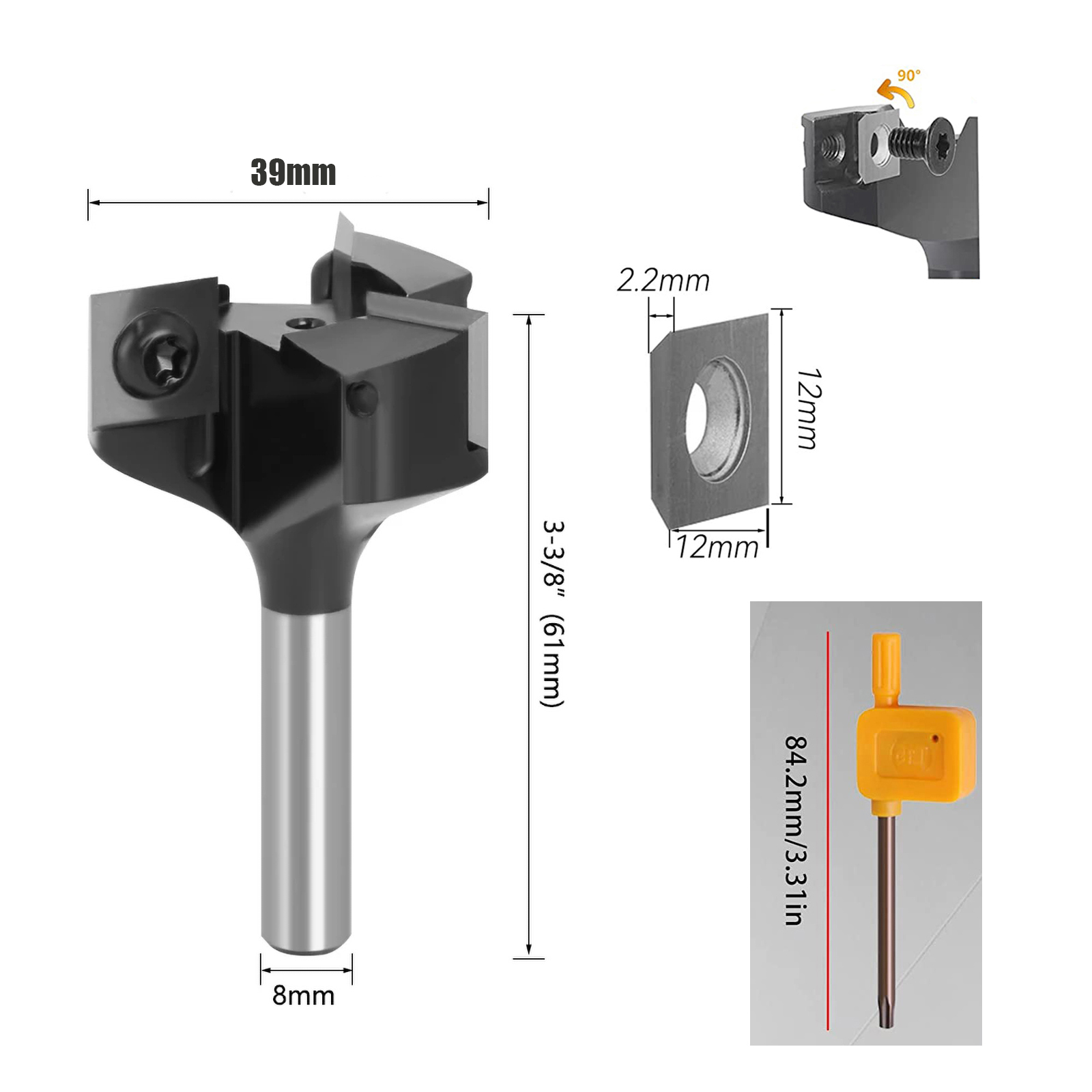 Tige de 8 mm
