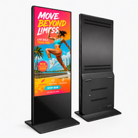 Layar Digital dan Signage Layar Sentuh Indoor 32 43 55 65 75 85 Inch Smart Kiosk LCD Vertikal untuk Iklan