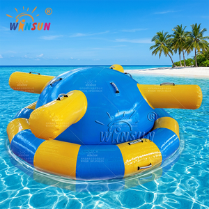 WINSUN aire sellado inflable Aqua Spinning Top juego parque acuático para niños y adultos - Product Image 1