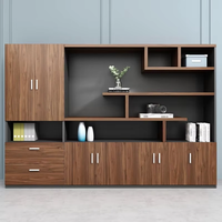 Armoire à dossiers en bois de style moderne JINGSHUN avec un design modulaire écologique certifié CE pour le salon et le bureau