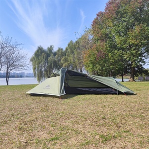 MCETO Tente de randonnée 1 personne ultralégère coupe-vent bivouac randonnée extérieure Double couche auvent équipement de <span class=keywords><strong>Camping</strong></span> - Product Image 2