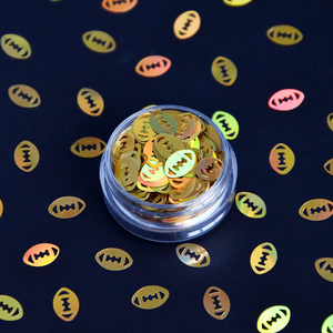핫 세일 가을 잎 모양 글리터 PET 6mm 200+ 색상 - Product Image 3