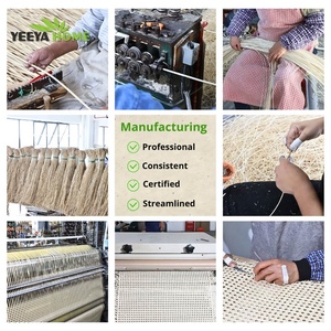 YEEYAHOME Rotin naturel en <span class=keywords><strong>cannage</strong></span> ouvert, tissage mixte, <span class=keywords><strong>rouleau</strong></span> <span class=keywords><strong>de</strong></span> ruban pour meubles, décoration intérieure - Product Image 6