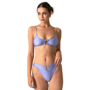 Set Bikini HDJ Blu Taglia 42 44 46 48 con Dettaglio Cutout Frontale - Product Image 1