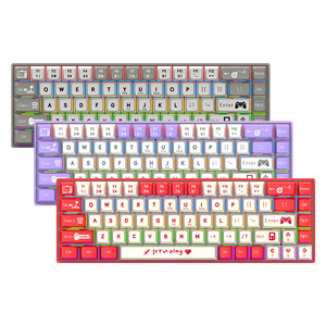 Bajal Gaming <b>Keyboard</b> 68 Keys <b>Wired</b> Mechanical Red Switch Compact Design RGB Lighting - Product Image 2