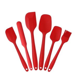 Silicone Spatula Set-6-piece Non-stick Heat-resistant Spatula Kitchen Utensil Set For Cooking And Baking