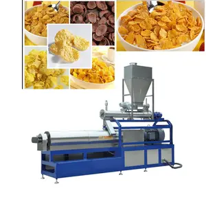 Máquina de procesamiento de copos de maíz de cereales de desayuno recubierta de azúcar automática Zhuoheng