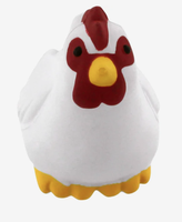 Balles anti-stress personnalisées en forme de poulet, impression de logo promotionnel, cadeaux publicitaires, fournitures de bureau