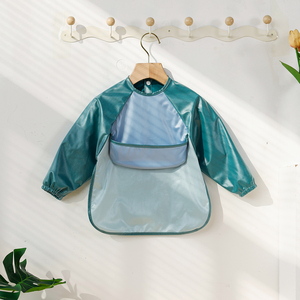 Happyflute с крючком и петлей, детский нагрудник, водонепроницаемые нагрудники, детские нагрудники с длинным рукавом, детские нагрудники-банданы - Product Image 2