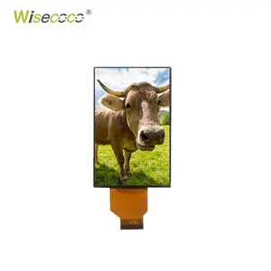 Wisecoco Mcu Rgb Spi Lvds antarmuka HD-MI 5 3.5 7 10.1 3 4 9 inci Tft Lcd Display Oem kecerahan sentuh 720*480 layar