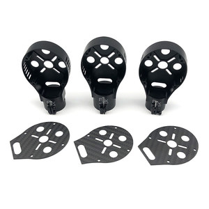RJXHOBBY RJX3372 Soporte de Motor Integrado de Aleación de Aluminio y Fibra de Carbono de 25/28/30 mm, Base de Montaje con Abrazadera (Negro) para Dron - Product Image 5