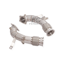 Tubo Frontal Recto OEM para Audi R8 5.2 V10 2020+ de Acero Inoxidable T304 con Aislamiento de Doble Capa para Mejora de Rendimiento en Autos de Carreras