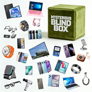 Lot de 5 articles aléatoires de haute qualité : Boîte mystère électronique incluant écouteurs, smartphone, tablette – Cadeau surprise avancé pour festival - Product Image 1