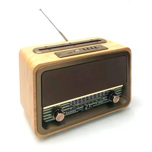 Vofull <span class=keywords><strong>Radio</strong></span> de Madera con Esfera Giratoria, Bajo Fuerte, FM, AM, Southwestern, Retro, Vintage, de Mesa, de Estilo Vintage, con Esfera - Product Image 3
