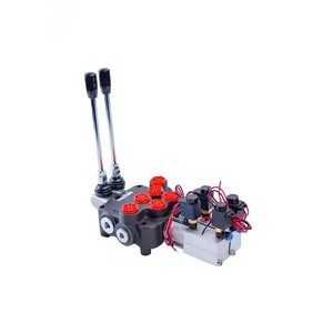 Vanne de commande pneumatique électrique à 3 bobines Monoblock P80 24V 3 broches avec Power Sellers pour pièces de machines de construction - Product Image 3