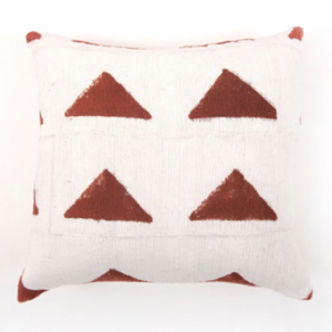 Housse de coussin décorative géométrique rayée unie en coton moderne faite à la main, écologique, confortable et élégante pour le salon - Product Image 1