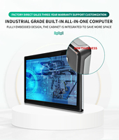PC de panel industrial con 7 10,1 13,3 15,6 pulgadas IP65 Pantalla táctil capacitiva TFT a prueba de agua Monitor industrial nuevo y mejorado