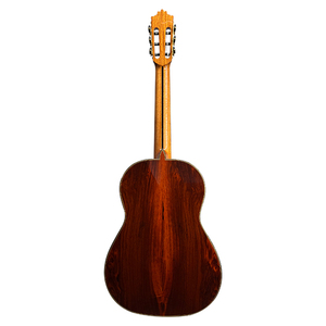 [Video] Guitarra Clásica Vintage de la Marca Aiersi, Profesional, con Refuerzo Bouchet, Hecha a Mano, Totalmente de Cocobolo, con Cuerdas de Nailon Españolas - Product Image 3