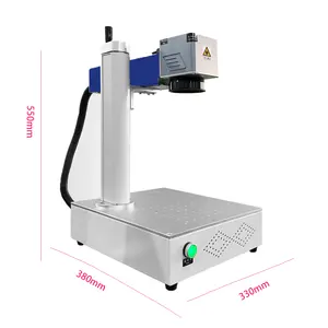 Máquina de marcação a laser automática Hs 10w Dióxido 2d Máquinas de marcação a laser Materiais metálicos UV Refrigerado a ar Auto Pulso Transmitir Taiwan