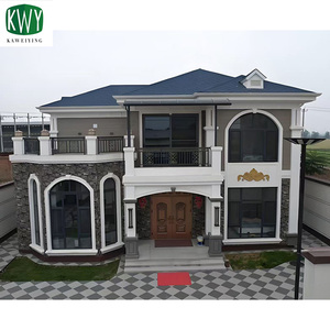 Casa Prefabricada Moderna Personalizada, Villa de Acero Galvanizado de Calibre Ligero, Casa de Campo, <span class=keywords><strong>Edificio</strong></span> de Apartamentos - Product Image 3
