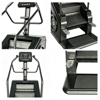 Escalador de Escaleras Metálico Comercial con Función Automática, Accionamiento Eléctrico, Sensor Infrarrojo, Control de Ventilador y Pasamanos, Certificado CE, Directo de Fábrica, para Gimnasios