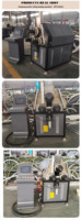 Machine de pliage vertical automatique CNC DEZHONG |   Double servo à conversion de fréquence 20T |   Moteur de pliage de profilés en aluminium PVC