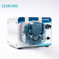 Pompe péristaltique de laboratoire miniature à moteur DC de haute qualité pour fluides visqueux LEIRONG ZP300, à débit réglable