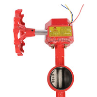 Vanne à rainures papillon (fonte/fer ductile) pour la protection incendie et les équipements de lutte contre l'incendie