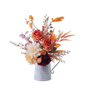 CallaFloral Ramo de Rosas Artificiales de Tela Plástica Tejida, Decoración para el Hogar, Accesorios para Bodas CF02100 - Product Image 5