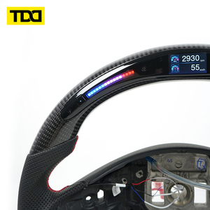 Volant en fibre de carbone LED véritable TDD compatible avec Mercedes-Benz W205 - Product Image 3
