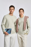 Pull tricoté pour homme avec logo personnalisé, tissu en mélange de six fibres à trois couches, pull en coton structuré pour homme
