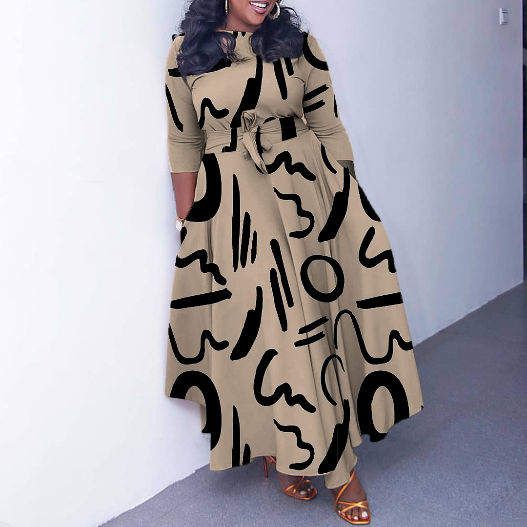 Latest Design Casual Dresses for Women - Elegant Long Lace-Up Winter Dresses,  Perfect for Social Events and Everyday Wear