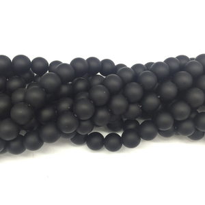 Wholesale Cheap High Quality Matte <strong>Black</strong> Onyx <strong>Beads</strong>, Matte Gemstone <strong>Beads</strong> Onyx with 4mm 6mm 8mm 10mm 12mm - Product Image 1