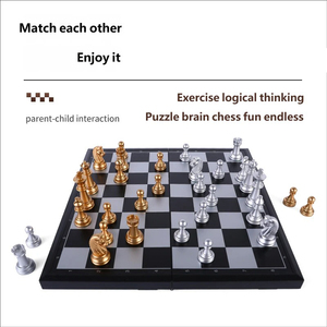 Juego de <span class=keywords><strong>Ajedrez</strong></span> Magnético Internacional Superior y Versátil, Tablero Plegable Portátil para el Desarrollo Cerebral de los Niños y la Unión Familiar - Product Image 3