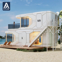 Maison préfabriquée mobile de luxe, écologique, moderne, en acier, étanche, pour appartement, cabine, hôtel, séjour, résidence, usage commercial