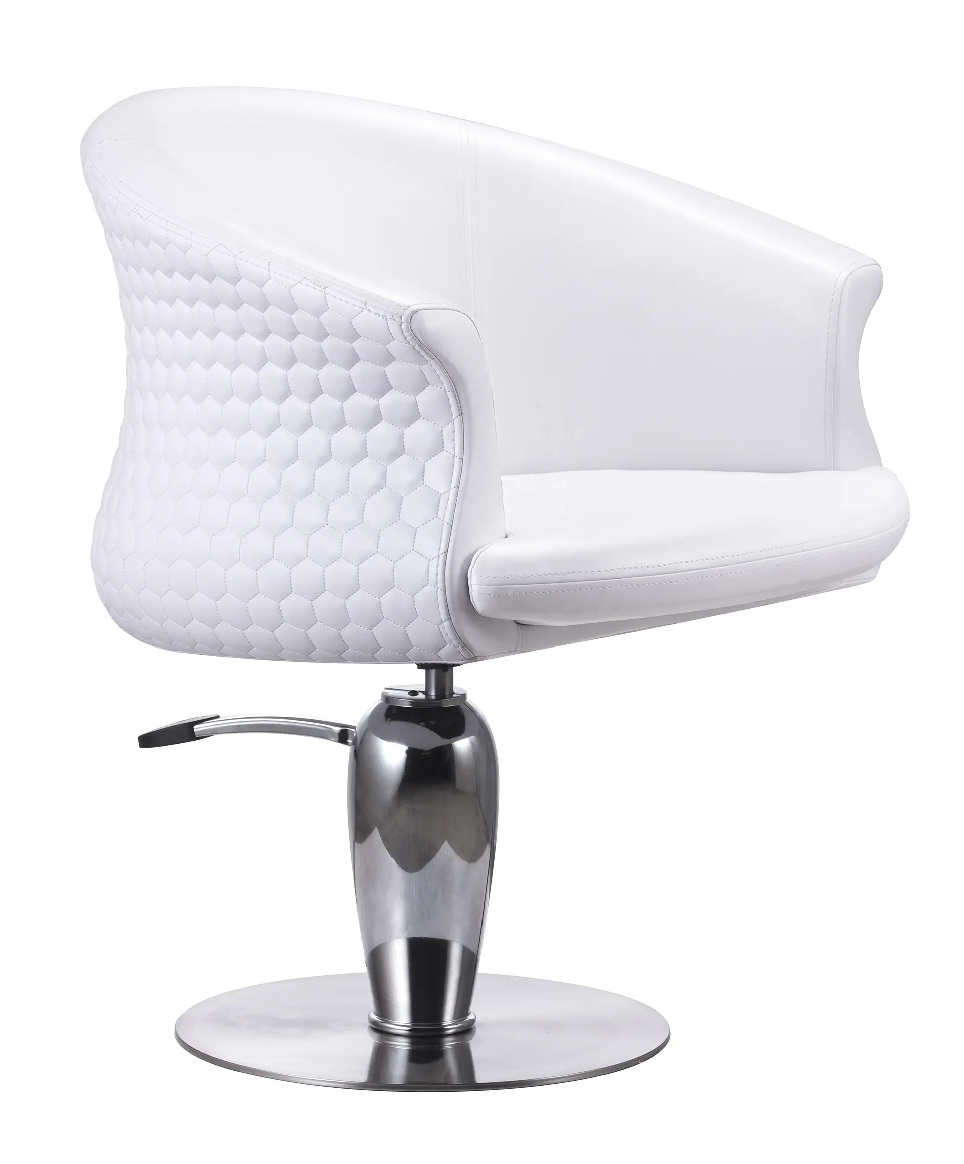 Luxe Bellezza bianco di cristallo del salone di sedia sedia del salone idraulico parrucchiere sedia per il salone di bellezza