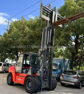 Powerful Heli 10 Ton <b>Used</b> Diesel Engine Forklift Powered <b>Pallet</b> Truck Good Condition 1 Year Warranty 3m Lifting Height - Product Image 3
