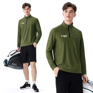 Custom Mens Shirts Casual Sportswear With Unique Print Knitted Fabric 230 Grams Weight - Product Image 3