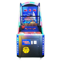 Vente en gros usine économique : Machine de jeu d'arcade de tir au basket-ball à monnayeur pour intérieur, modèle Street Hoops électrique en métal, version anglaise